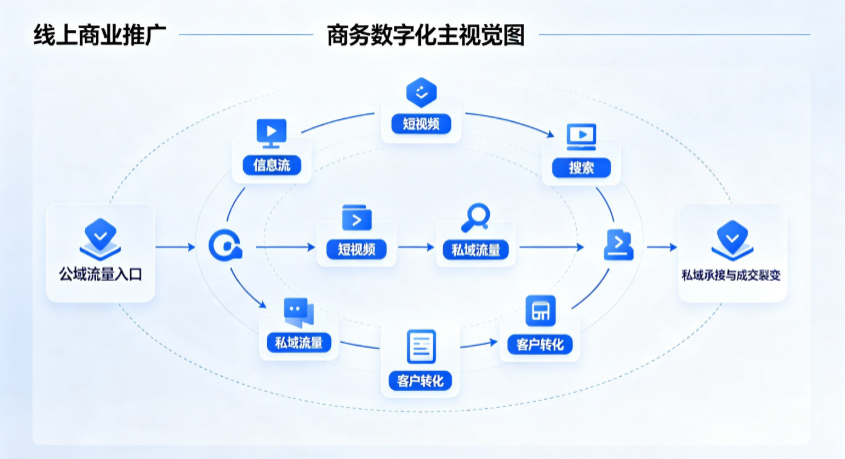 莱西市线上商业推广怎么做？全域流量闭环搭建与低成本转化实战指南
